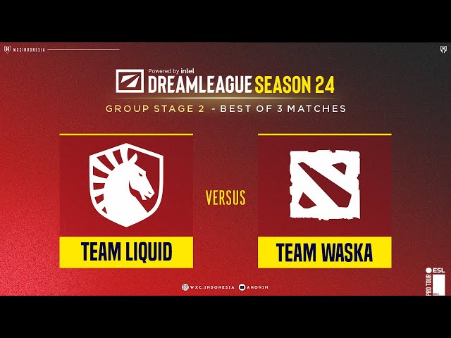 [Bahasa ID] Liquid vs Waska – Group Stage 2 Bo3 – DreamLeague S2 @anonimdt @Dreamocell