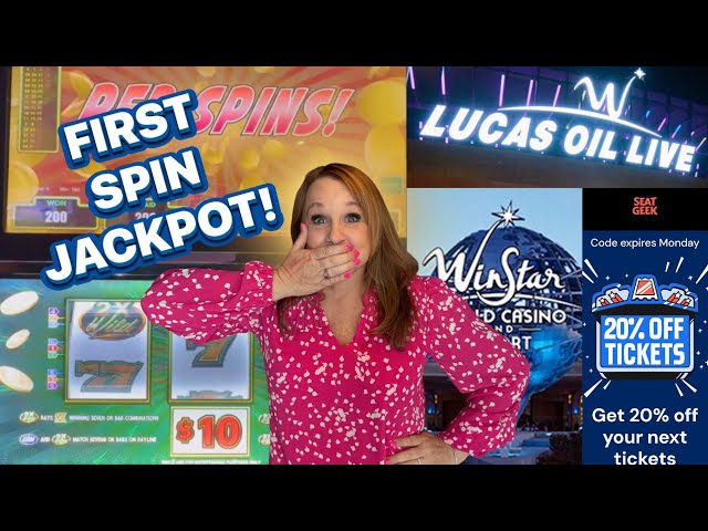 Big JACKPOT on FIRST SPIN At Winstar World + Black Friday/Cyber Monday SeatGeek Sale!