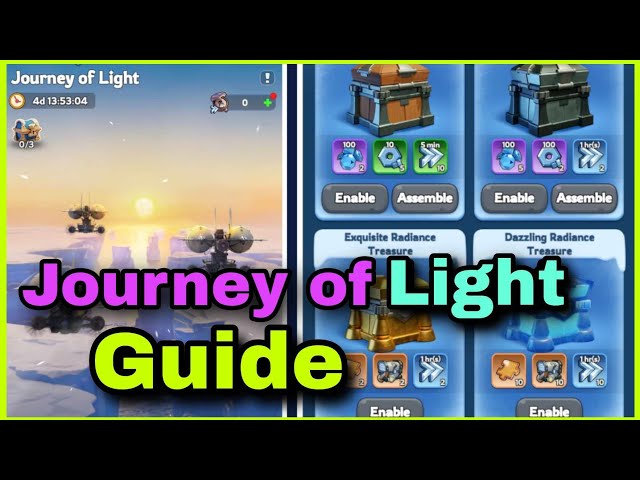 Complete F2P Guide on Journey of Light – Whiteout Survival | New Event