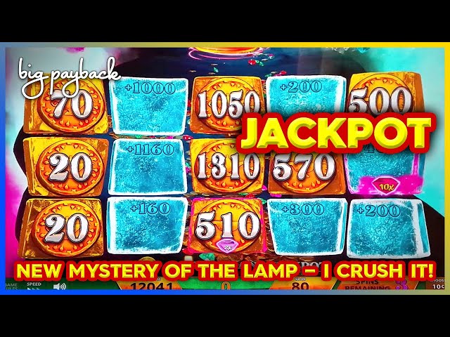 Dramatic JACKPOT on NEW Mystery of the Lamp Slots!