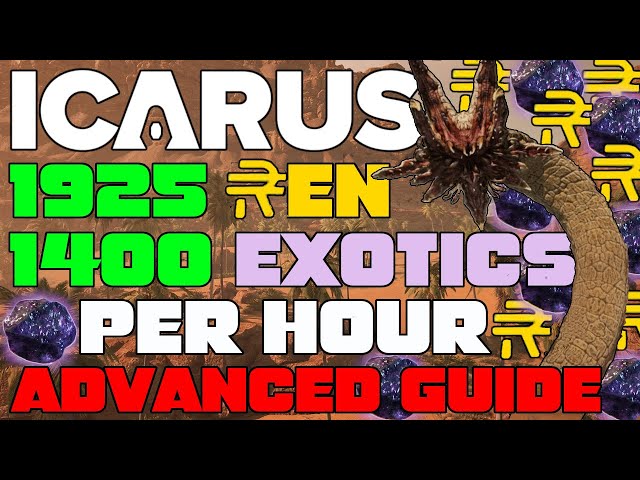 Farm Exotics & Ren FAST in Icarus! 1925 Ren & 1400 Exotics Per Hour – Advanced Farming Guide!