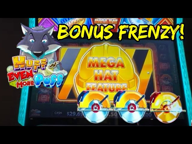 Hitting Bonus After Bonus on Huff N More Puff POWER 4 SLOT!