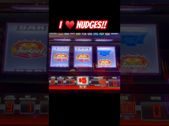 I Nudging Slots!! #casino #slot #lasvegas #jackpot