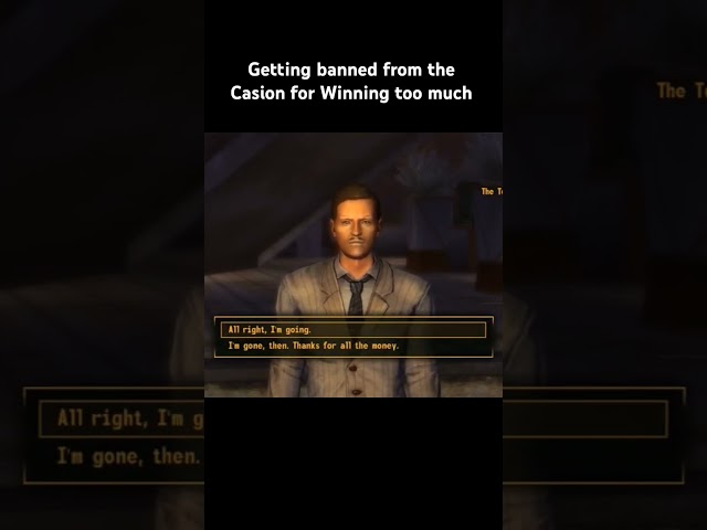 I got banned from a casino #fallout #falloutNewVegas