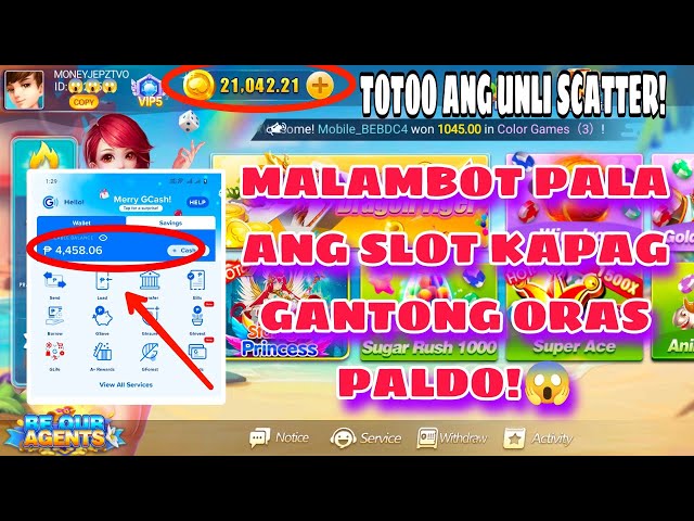 LAMBOT NG SLOT DITO PALDO SA GCASH || masaya game