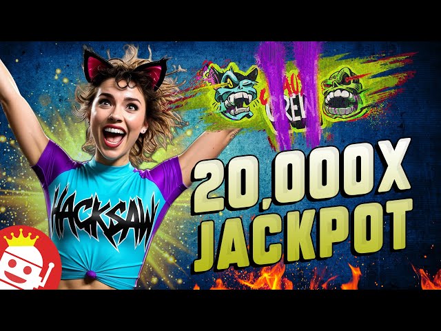 LUCKY GUY HITS 20,000x JACKPOT WIN ON CHAOS CREW 2