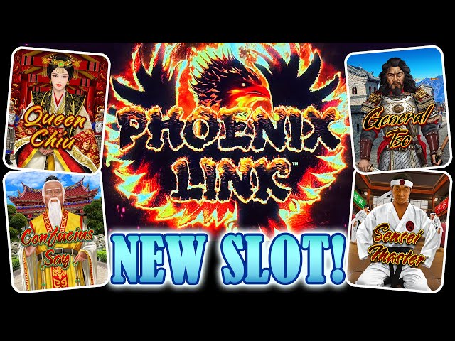 NEW Phoenix Link Slot! All Versions – Queen Chiu, General Tso, Confucius Say, and Sensei Master!