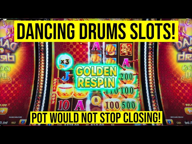 SO MUCH ACTION ON DANCING DRUMS SLOT! DANCING DRUMS VS GOLDEN DRUMS!