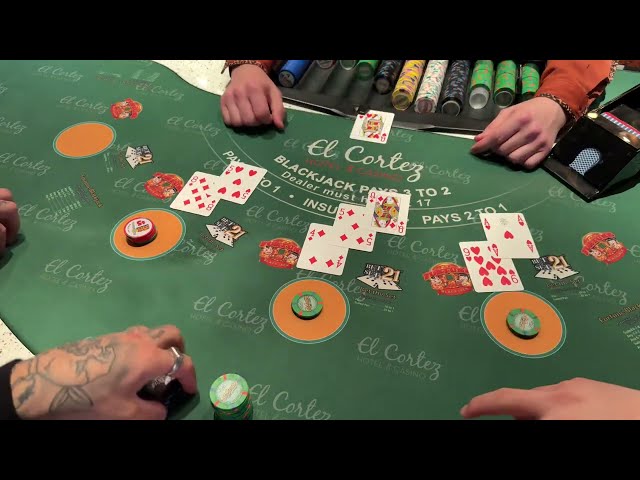 TONS of action | $2000 Blackjack session @ El Cortez