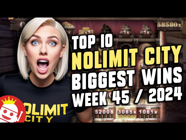 TOP 10 NOLIMIT CITY BIGGEST WINS OF WEEK #45 – 2024