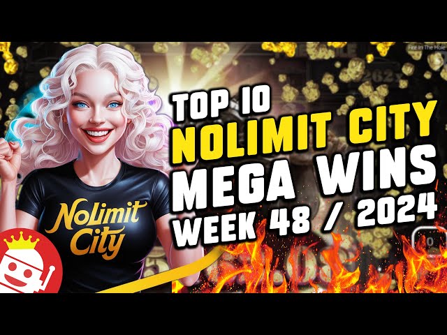 TOP 10 NOLIMIT CITY COMMUNITY BIGGEST WINS OF WEEK #48 – 2024