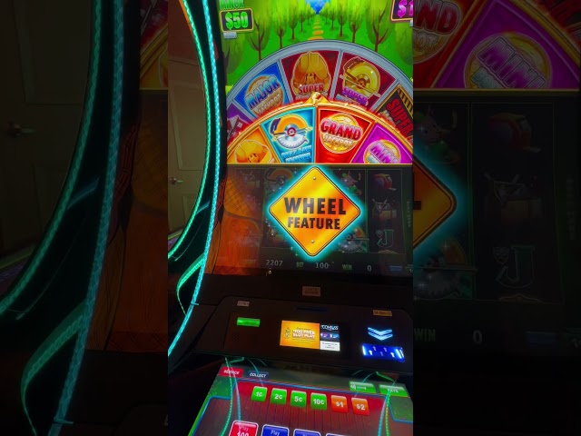 WHEEL HUFF N PUFF!!! #fail #vegas #kiddingme #huffnevenmorepuff #letdown #slot