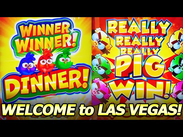 Welcome to Las Vegas BIG WINs! Crazy Chickens, Bank Buster and NEW Gong Xi Fa Cai Link Slots at GVR!