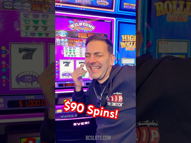 $1000 in. $90 spins.