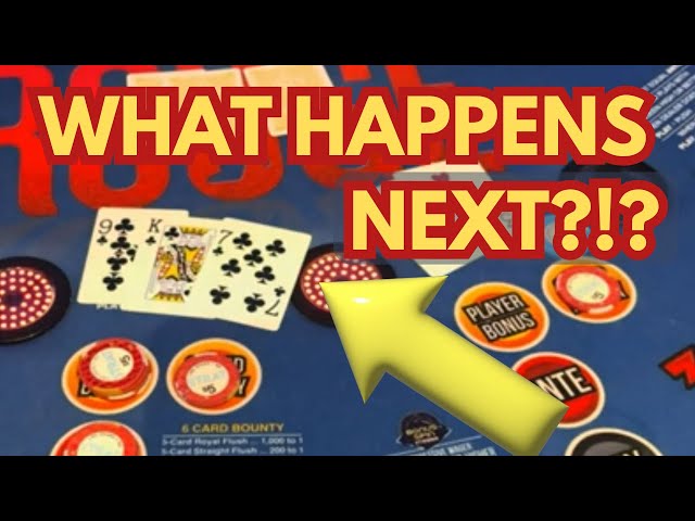 3 CARD POKER in LAS VEGAS! WHAT HAPPENS NEXT?!?