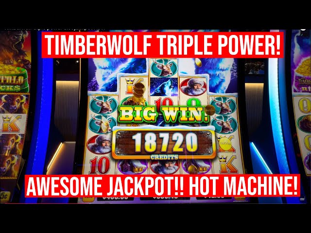 A CHIRSTMAS MIRACLE ON TIMBERWOLF TRIPLE POWER SLOT! JACKPOT!!