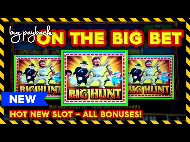 BACK TO BACK MAX BET BONUSES! The Big Hunt Bag the Riches Slot!