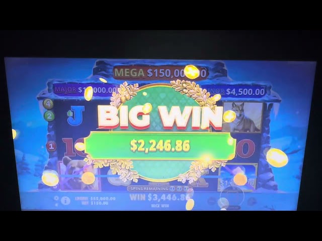 Bet $150 Winning $6,180 on an online slot machine