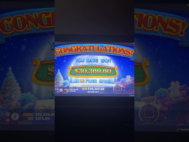 Bet $216 win $30,369 #slot #jackpot #casino #games #slotmachine #bigwin #gaming #nostalgia #sega