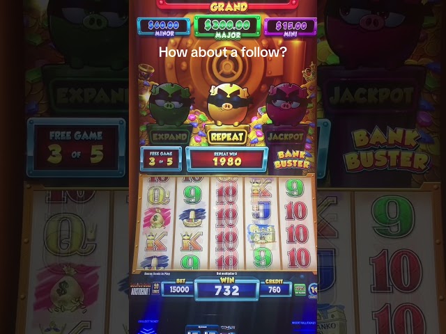 Definitely Dont do this at the casino! $150 spin bonus #bigwin #bankbusters #slot #shorts #gambling