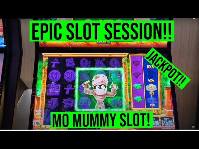 EPIC SLOT SESSION!! MO MUMMY SLOT JACKPOT!