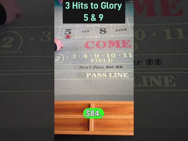 Easy Way to Press the 5 and 9 – Three Hits to Glory #crapsstrategy #craps #gamblingstrategy