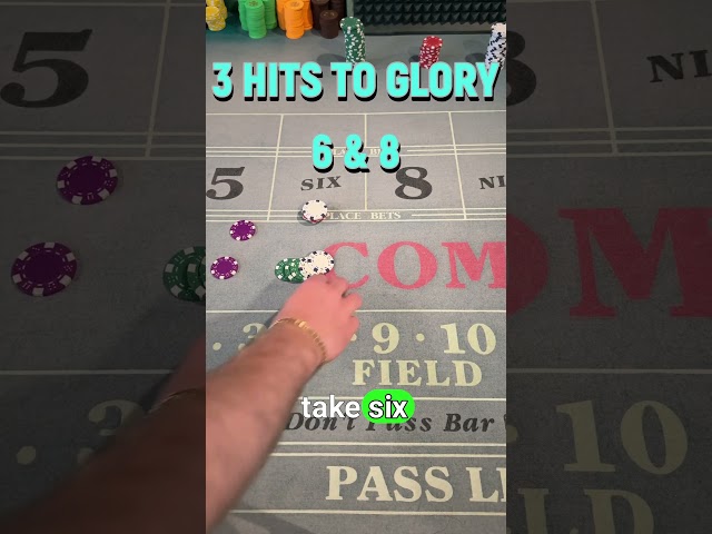 Easy Way to Press your 6&8 – 3 Hits to Glory #crapsstrategy #craps #gambling