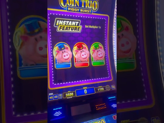 GREAT BUY THE BONUS!! COIN TRIO SLOT! $350 SPIN! #slots #casino #jackpot #gambling #slot