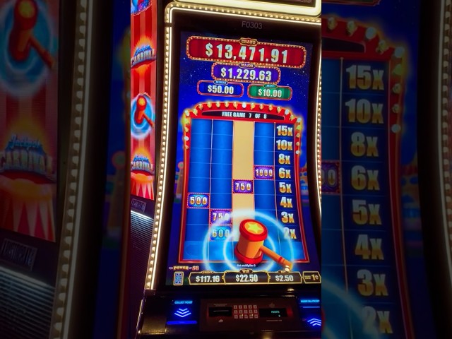 Hammer Time: Jackpot Carnival Slot Bonus WIN!