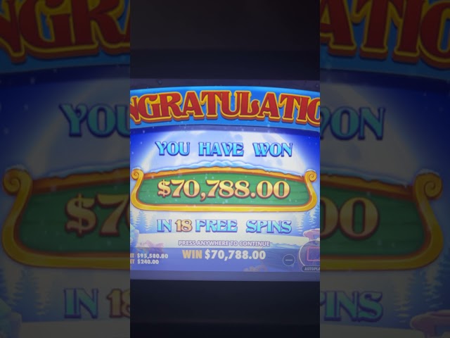 Jackpot $70,788 on a slot machine #slot #jackpot #casino #bigwin #nintendo #slotmachine #sega