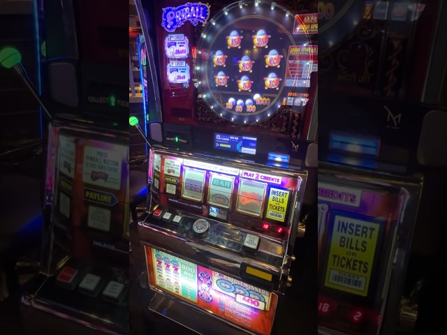 MAX BET PINBALL FIRST SPIN WIN! 3 Reel #lasvegas #highlimitslots #jackpot #casino #slots