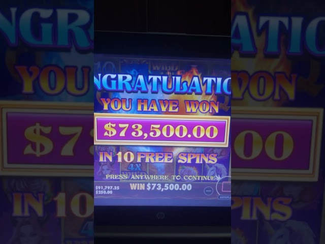 OMG ! Jackpot $73,500