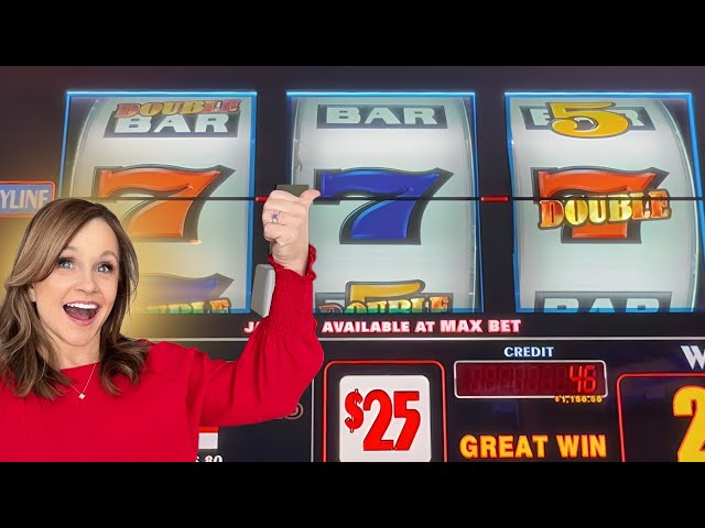 Over $7000 in JACKPOTS! Classic 3 Reel and High-tech Electronic Slots!