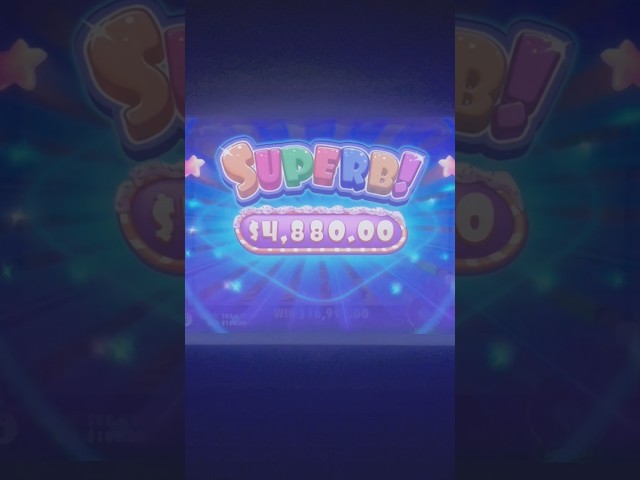 Sugar Rush – win $4,800 on a slot machine