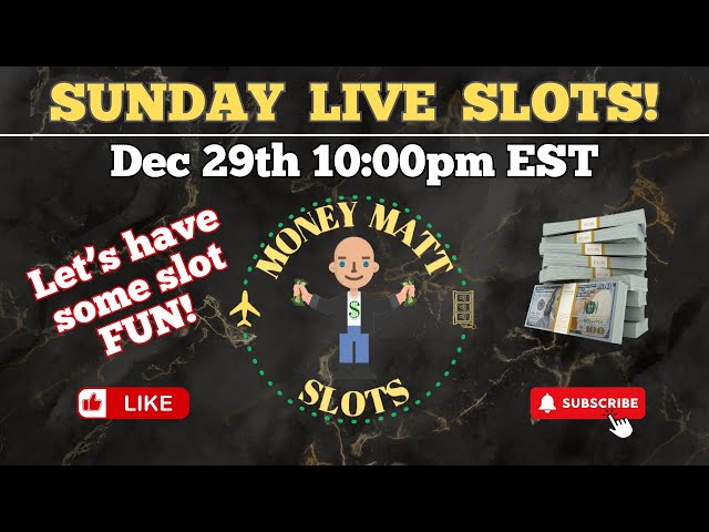 Sunday Night Live Slots: End of Year JACKPOT Clearance!