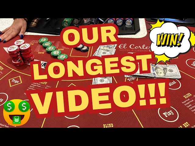 ULTIMATE TEXAS HOLD ‘EM in LAS VEGAS! OUR LONGEST VIDEO!!! AND WE WON!!