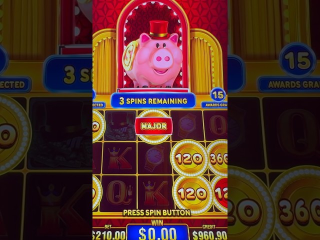 WOW! MAJOR JACKPOT ON COIN TRIO SLOT!! #slots #casino #jackpot #gambling #slot #slotmachine #vegas