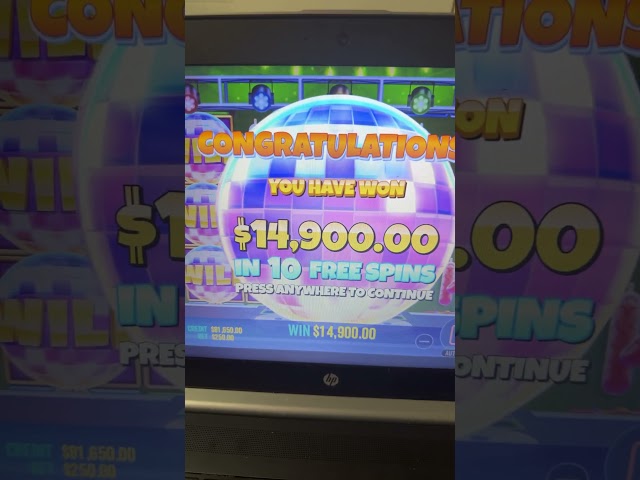 Win $14,900 on a slot machine #slot #casino #jackpot