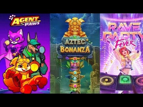 Yono Games / New Game Launch Today / Agent Paws Aztec bonaza or Rave party fever Gameplay / #yono