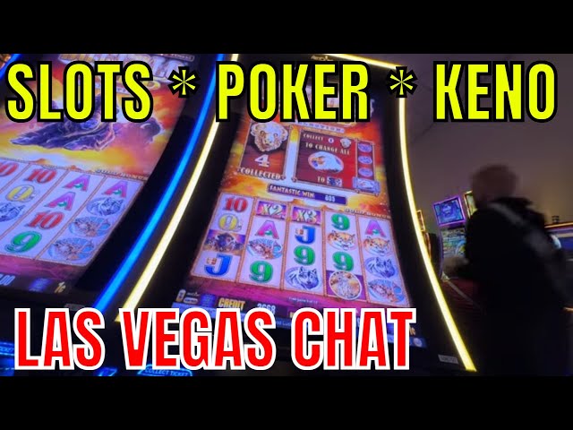 Chat and SLOTS – Gambling Casino Action from LAS VEGAS 53 minutes of fun