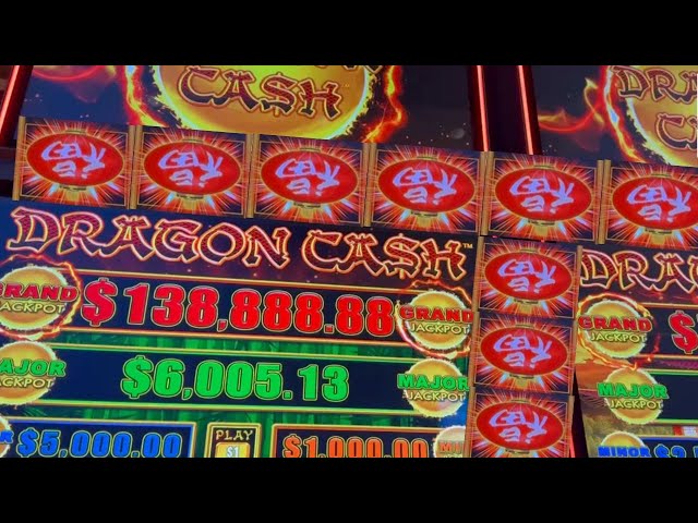 DRAGON CASH ACTION ON BONUS GAMES!!! MAXED OUT GRAND $138,888.88