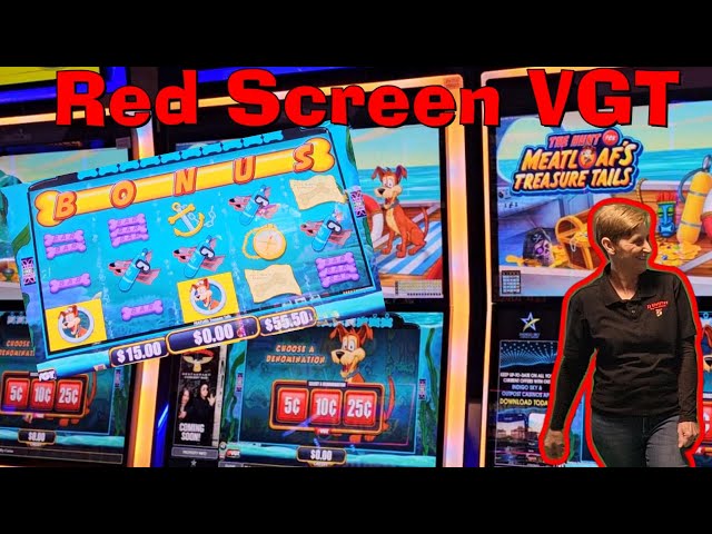 Does this Slot Machine hit for you? red screen vgt #slots