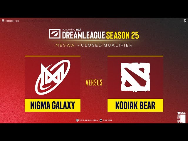 [Dota 2 Live] Nigma Galaxy vs Kodiak Bear – Dreamleague CQ 25 @anonimdt