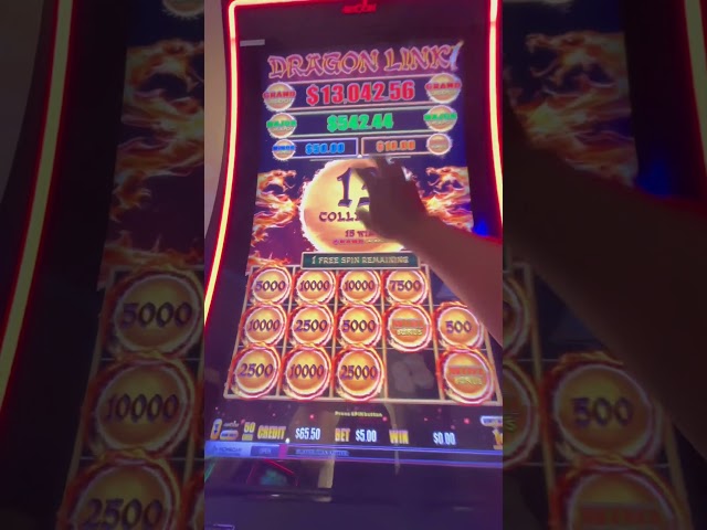 Dragon Link $5 bet massive win #casino #slots#shorts#viral#jackpot