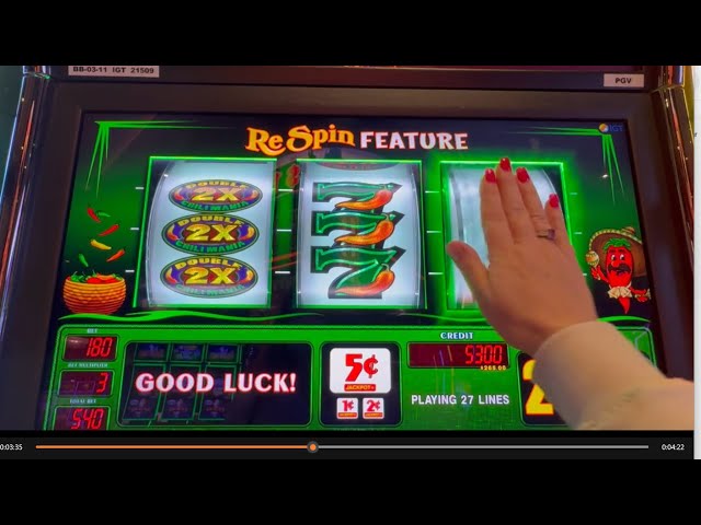 High Limit Double Chili Mania Respin Slot Machine Live Play! Jackpots & Progressive Hits!