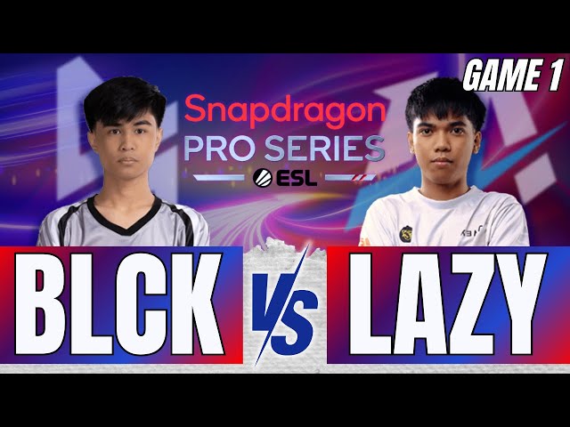 LAZY TAKES THE FIRST GAME! | GAME 1 | BLCK VS LAZY | DAY 1 SNAPDRAGON CHALLENGE S6