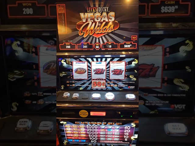 Lucky Ducky Vegas Wilds * red screen vgt * slot machine * #shorts