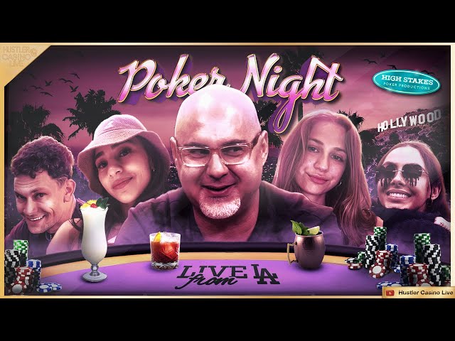 POKER NIGHT!! CRAZY ACTION $5/5 No Limit Hold’em w/ Nikos, Neve, Delilah & Ariel