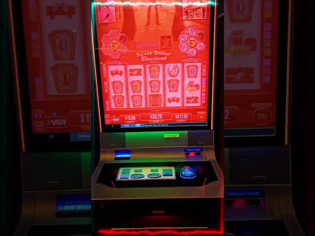 Silver Dollar Shootout * red screen * slot machine * #shorts