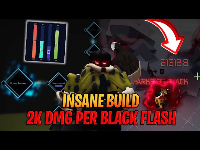 The STRONGEST Black Flash Build In Jujutsu Infinite